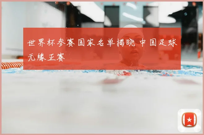 世界杯参赛国家名单揭晓 中国足球无缘正赛